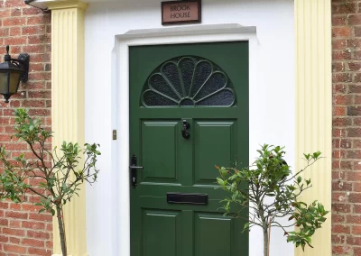 Green Timber French Doors