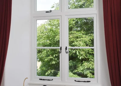 White Flush Casement Windows